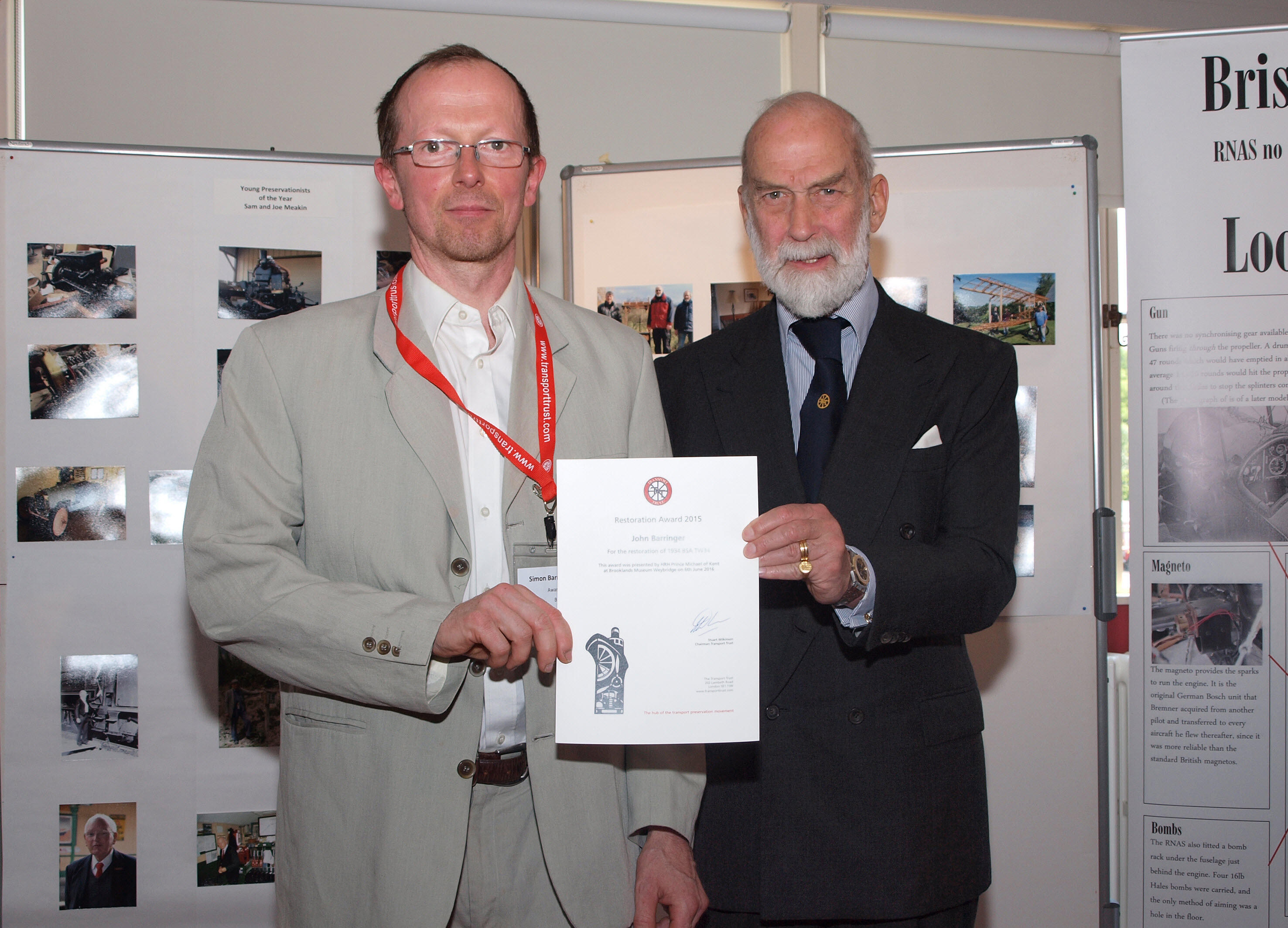 2016 Restoration Awards Simon Barringer