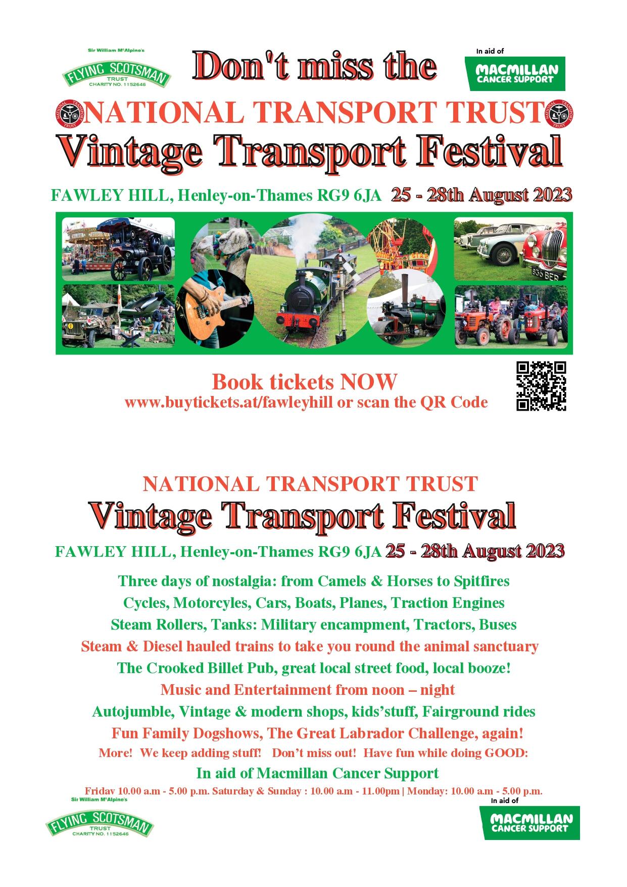 Fawley Hill Steam Fair Aug 2023 Postcard