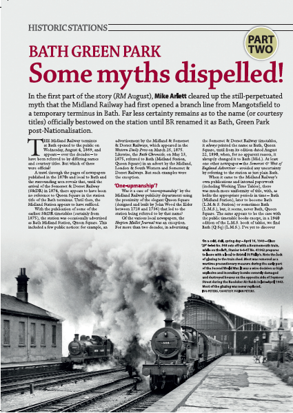 Bath Green Station Myths Dispelled Part 2