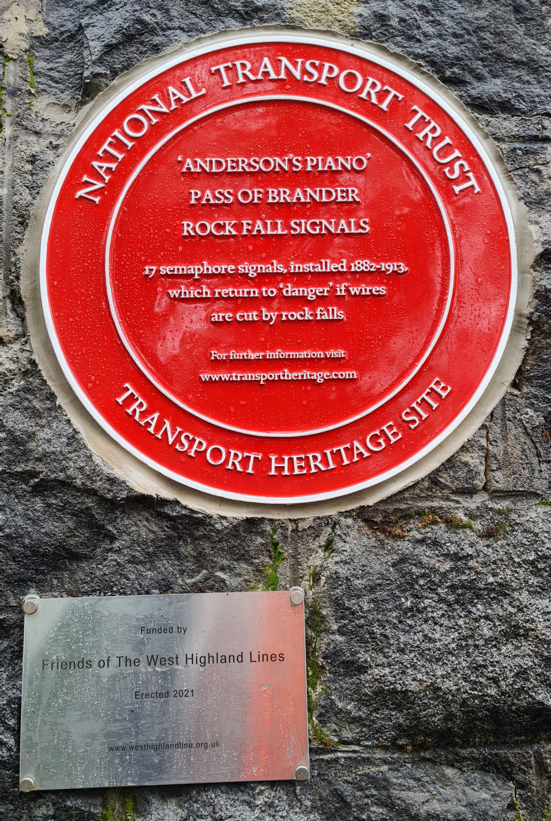 Red Wheel and Friends plaque