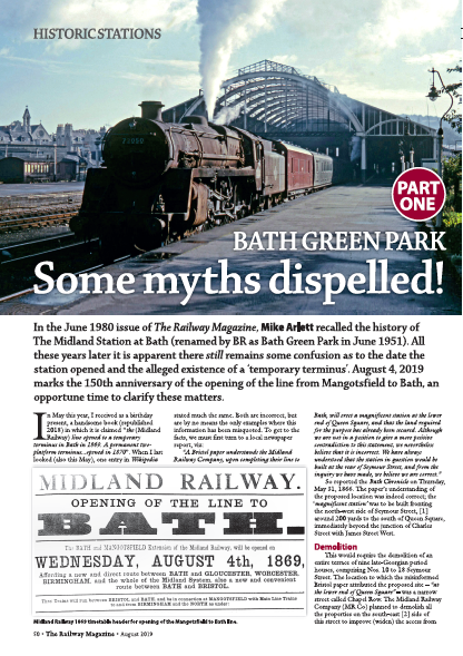 Bath Green Station Myths Dispelled Part 1