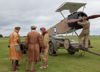Figure 3: Living Historians recover a downed aircraft