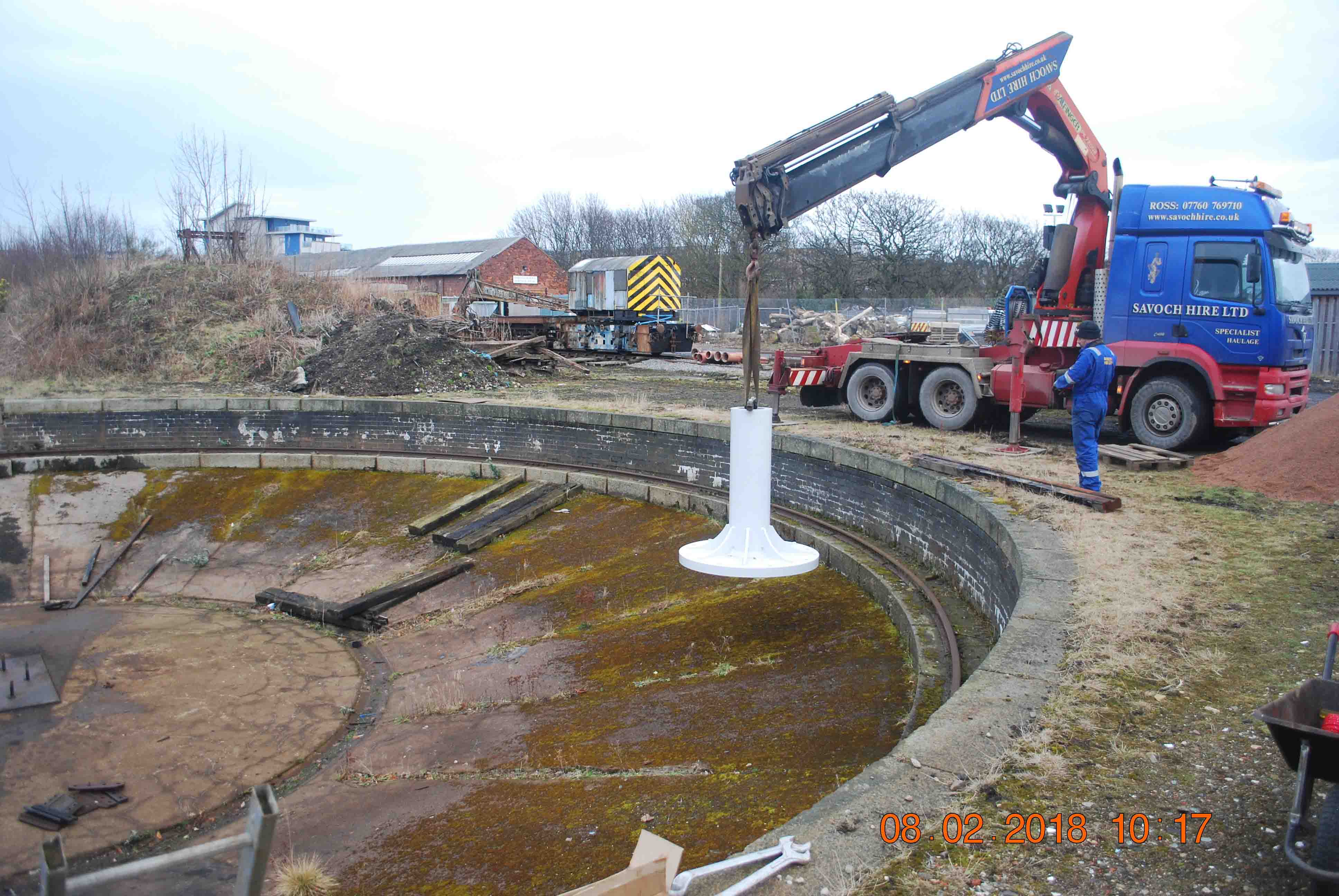 ferryhill turntable lifting in