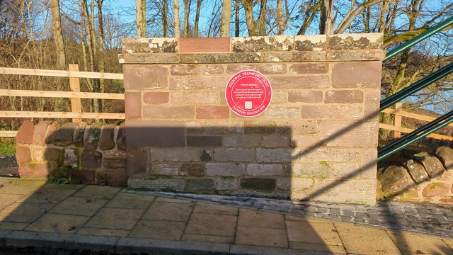 Red Wheel Plaque erected